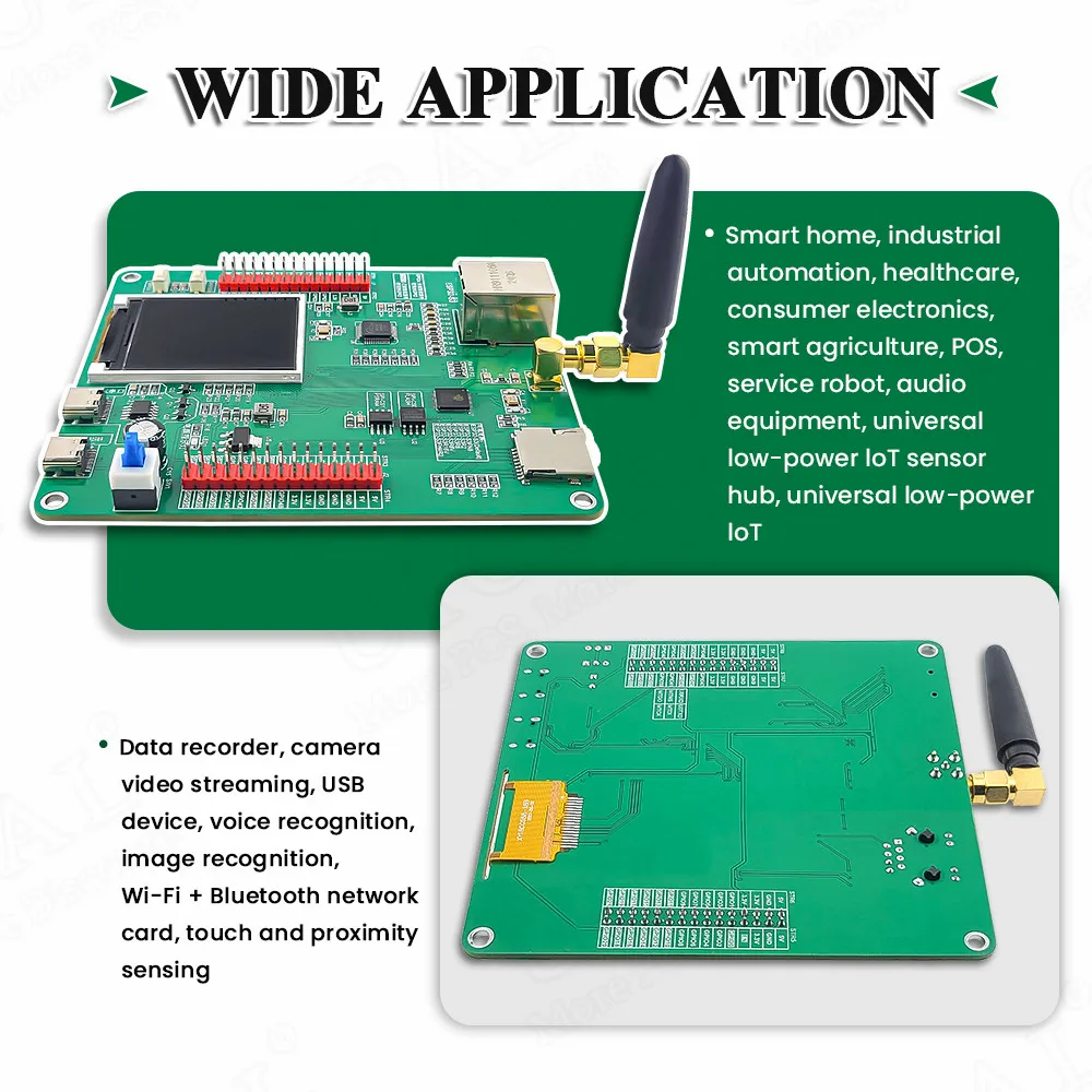 ESP32-S3 Development Board with 1.77 Inch LCD Display BT 2.5dbi WiFi Module AI Internet of Things W5500 ETH N16R8 CH340K Type-C