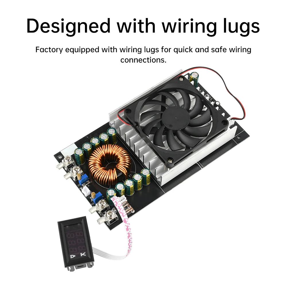DC 15V-90V to DC 2.5V-72V 50A Adjustable Buck Converter Constant Voltage Constant Current Step Down Power Supply Module 1500W