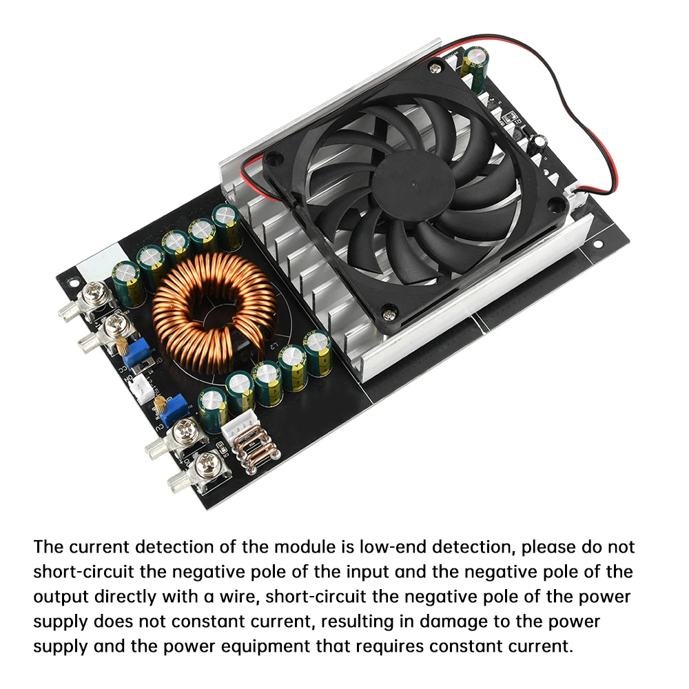 DC 15V-90V to DC 2.5V-72V 50A Adjustable Buck Converter Constant Voltage Constant Current Step Down Power Supply Module 1500W