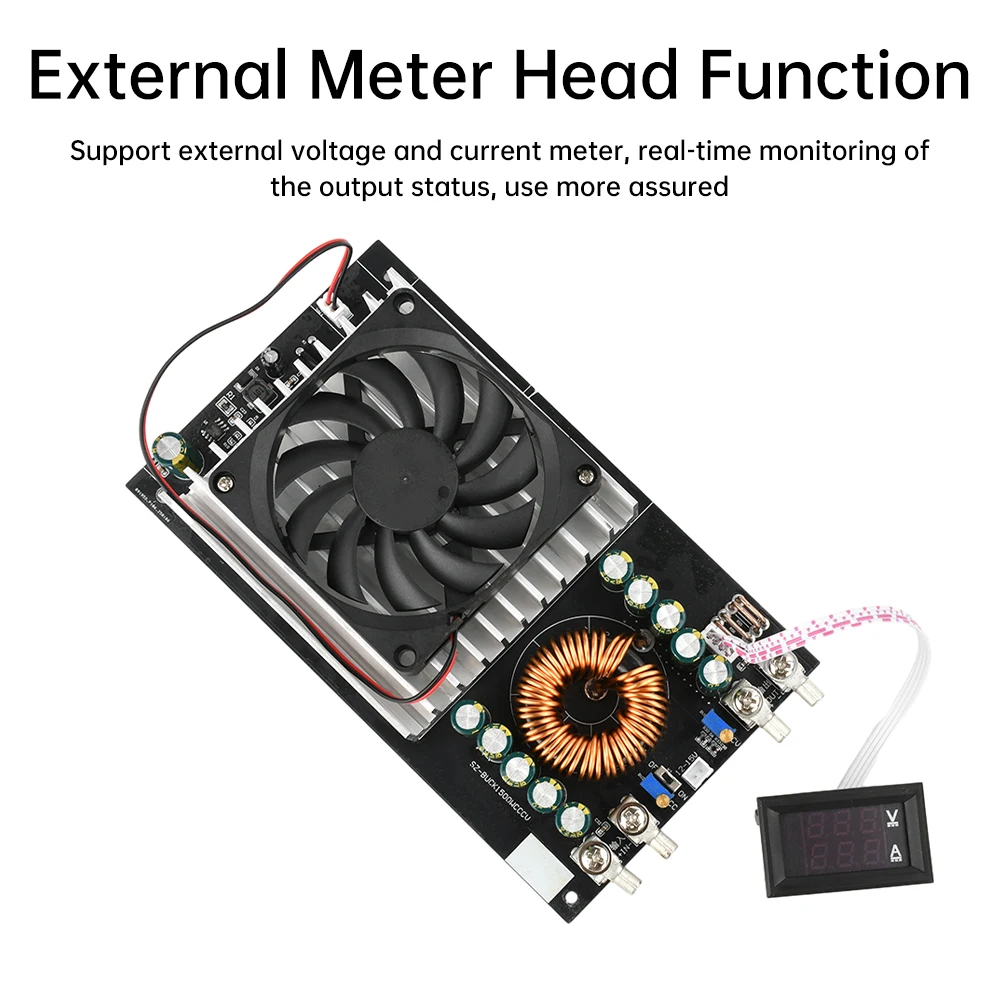 DC 15V-90V to DC 2.5V-72V 50A Adjustable Buck Converter Constant Voltage Constant Current Step Down Power Supply Module 1500W