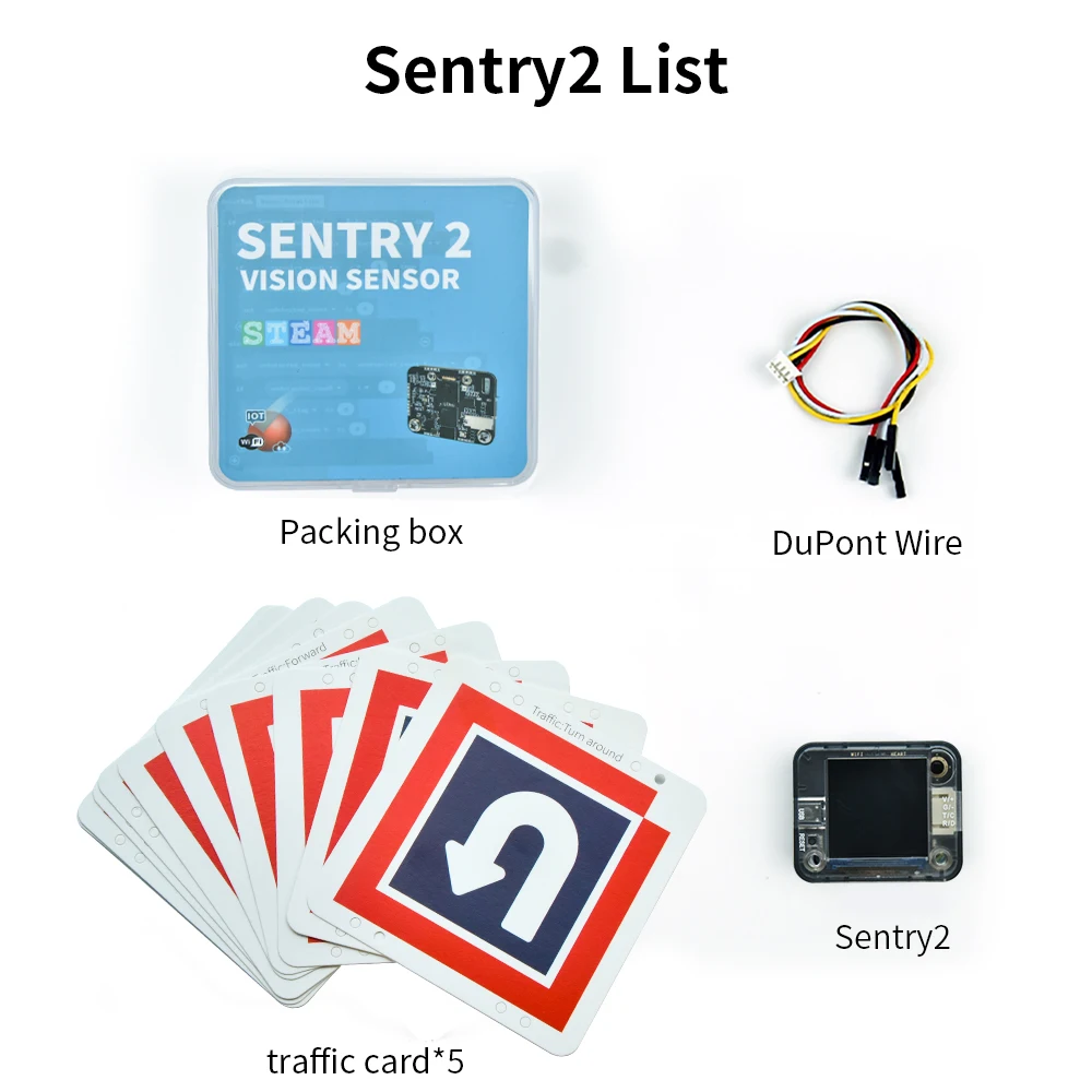 Keyestudio Sentry1&2 Vision Sensor for Arduino /Micro;Bit/Raspberry Pi Wide Aperture Camera Support Smart Connector Type-c