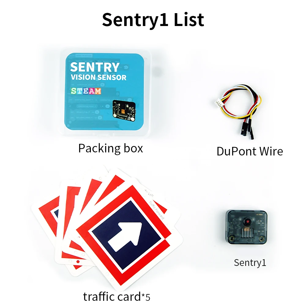 Keyestudio Sentry1&2 Vision Sensor for Arduino /Micro;Bit/Raspberry Pi Wide Aperture Camera Support Smart Connector Type-c