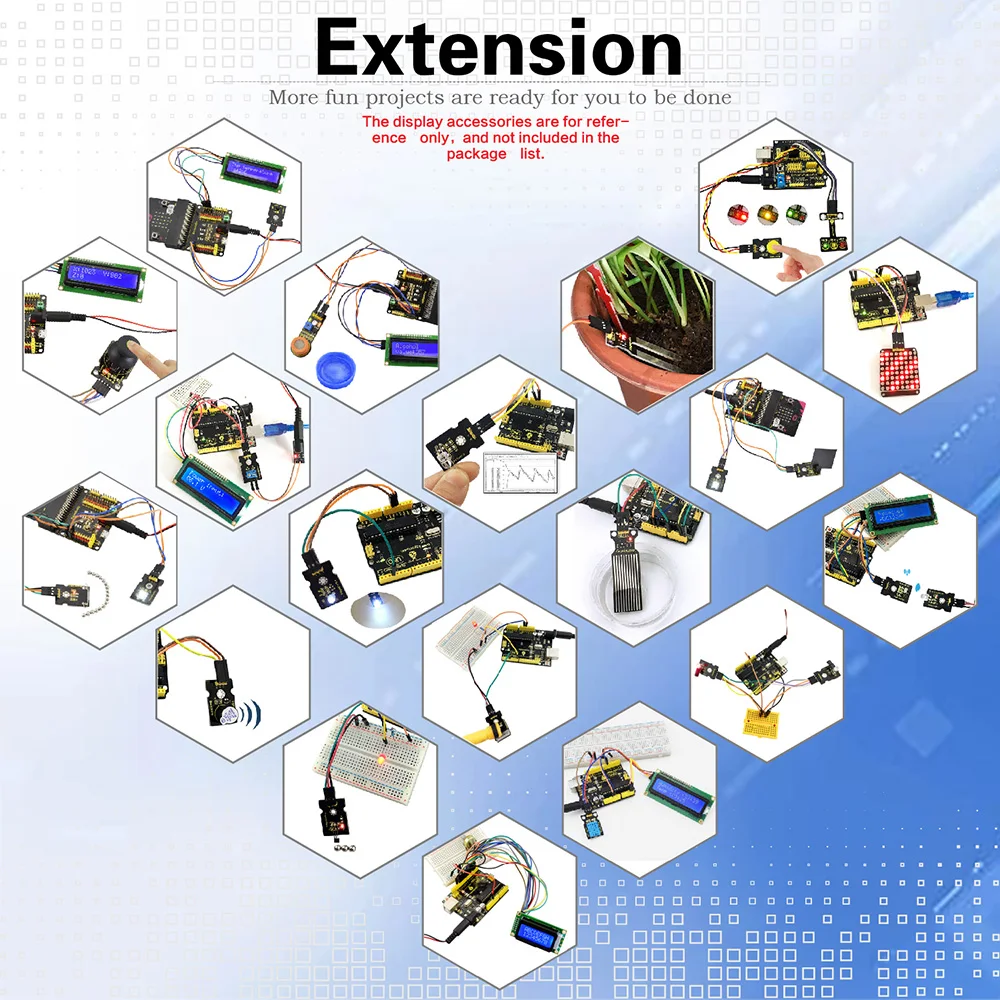 Keyestudio 37/48 In 1 Sensor Module Kit Gift Box For Arduino Starter Sensor Kit With Tutorial STEM Kids Programming Kit