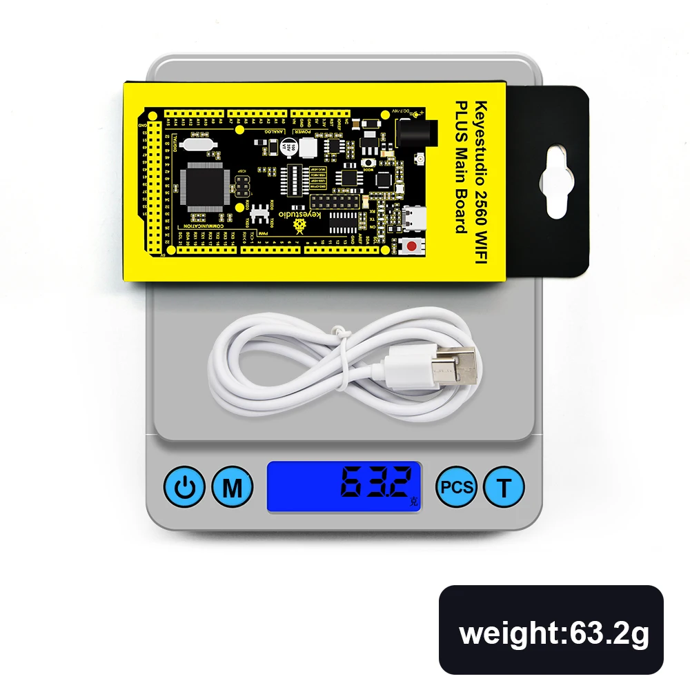 Keyestudio 2560MEGA WiFi /Plus/ Pro / Development Board+USB Cable Compatible for Arduino MEGA2560 R3 Microcontroller Boards