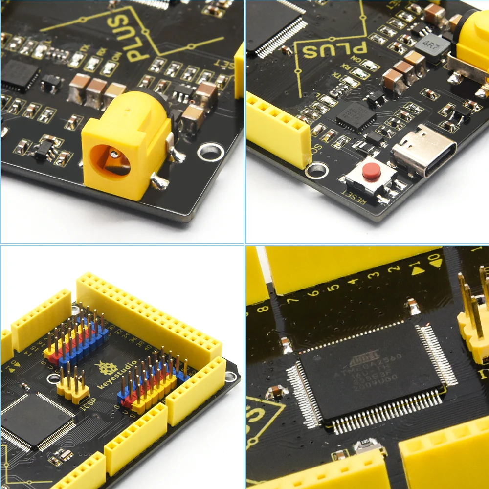 Keyestudio 2560MEGA WiFi /Plus/ Pro / Development Board+USB Cable Compatible for Arduino MEGA2560 R3 Microcontroller Boards