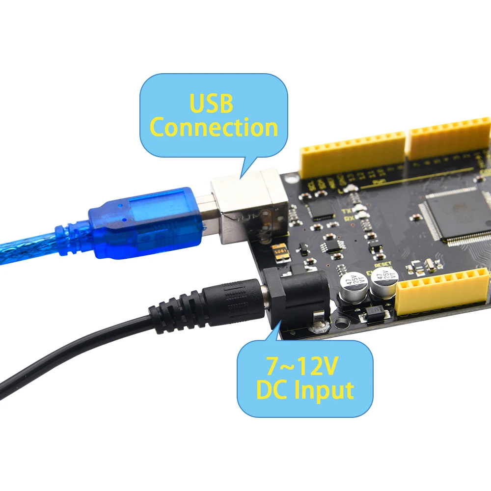 Keyestudio 2560MEGA WiFi /Plus/ Pro / Development Board+USB Cable Compatible for Arduino MEGA2560 R3 Microcontroller Boards