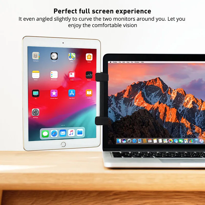 Multi Screen Side Mount Clip Monitor Tablet Holder For Pad Pro Air 1 2 3 4 5 Macbook Air Xiaomi Laptop Dual Display