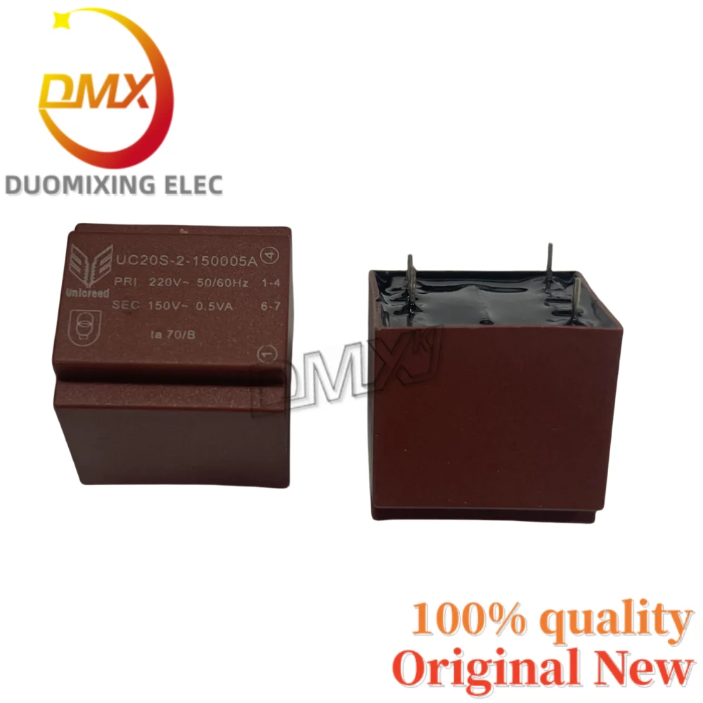 5PCS/LOT 100% brand new UC20S-2-150005A 220V~50/60Hz 150V~0.5VA waterproof epoxy potting transformer