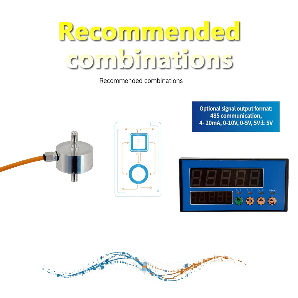 Dual Channel Digital Weighing Transmitter RS485 Modbus-RTU 1280Hz High Speed Load Cell Amplifier Module IP65 2. Transmitter