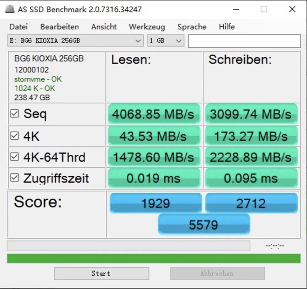 FOR KIOXIA BG6 BG5 BG4 128G 256G 512G 1TB 2230 NVME PCIE3.0 4.0 M.2 Solid State Drive Laptop Supports Steam Deck Handheld Camera