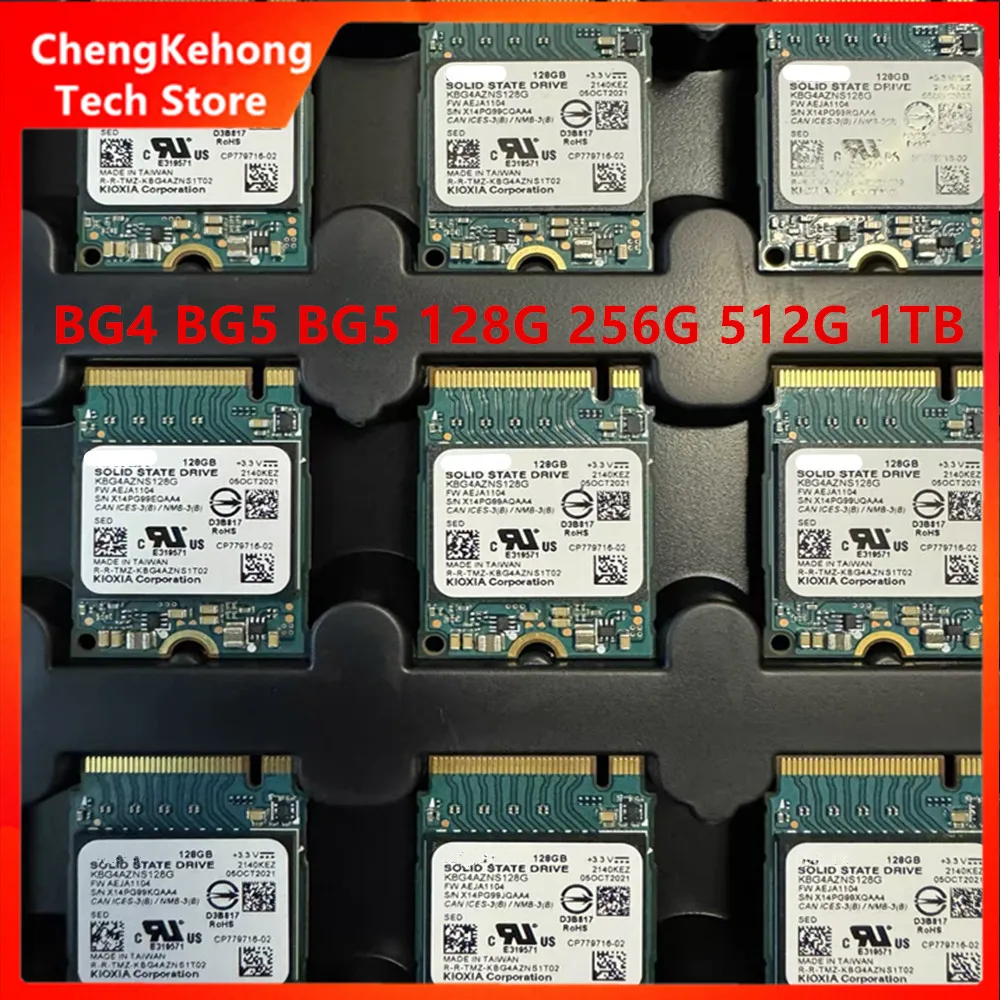FOR KIOXIA BG6 BG5 BG4 128G 256G 512G 1TB 2230 NVME PCIE3.0 4.0 M.2 Solid State Drive Laptop Supports Steam Deck Handheld Camera