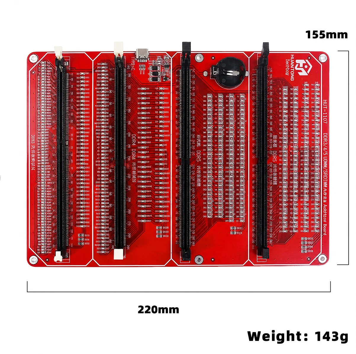 Server 4 in 1 Memory Tester With LED Indicator Suitable For DDR3 DDR4 DDR5 UDIMM RDIMM Desktop Server RAM Module Fault Detector