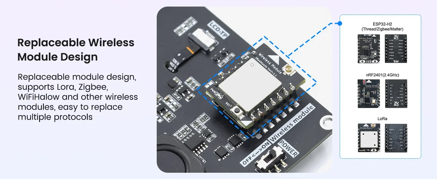 CrowPanel Advanced 7'' HMI AI Display 1024x600 IPS Touch Screen ESP32-P4 with Camera Optional Compatible with Arduino/LVGL