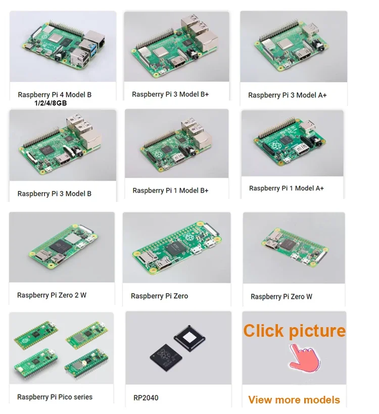 BoaMasMLorida Hot Sales Raspberry Pi 5 8GB 4GB 2GB 1GB Kit Original 4 Model B De 8gb Raspberry Pi 5 With Case