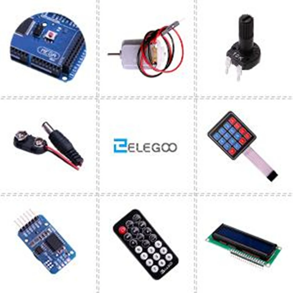 ELEGOO Mega R3 Project The Most Complete Ultimate Starter Kit with TUTORIAL, Compatible with Arduino® IDE DIY Electronic Kit