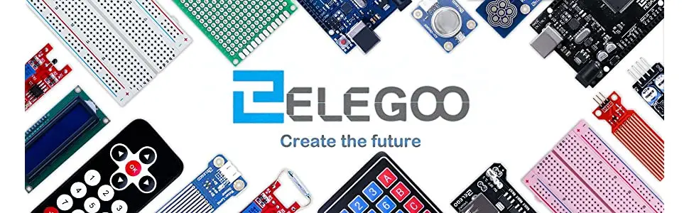 ELEGOO Mega R3 Project The Most Complete Ultimate Starter Kit with TUTORIAL, Compatible with Arduino® IDE DIY Electronic Kit