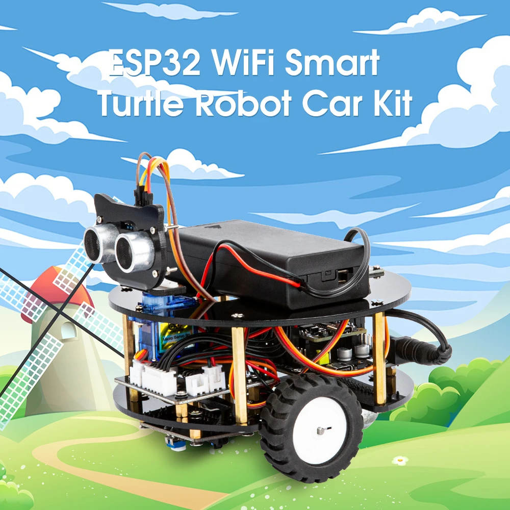 ESP32 Smart Robot Car Kit Remote Control Car for Arduino Programming Project STEM Education Science Coding Kit