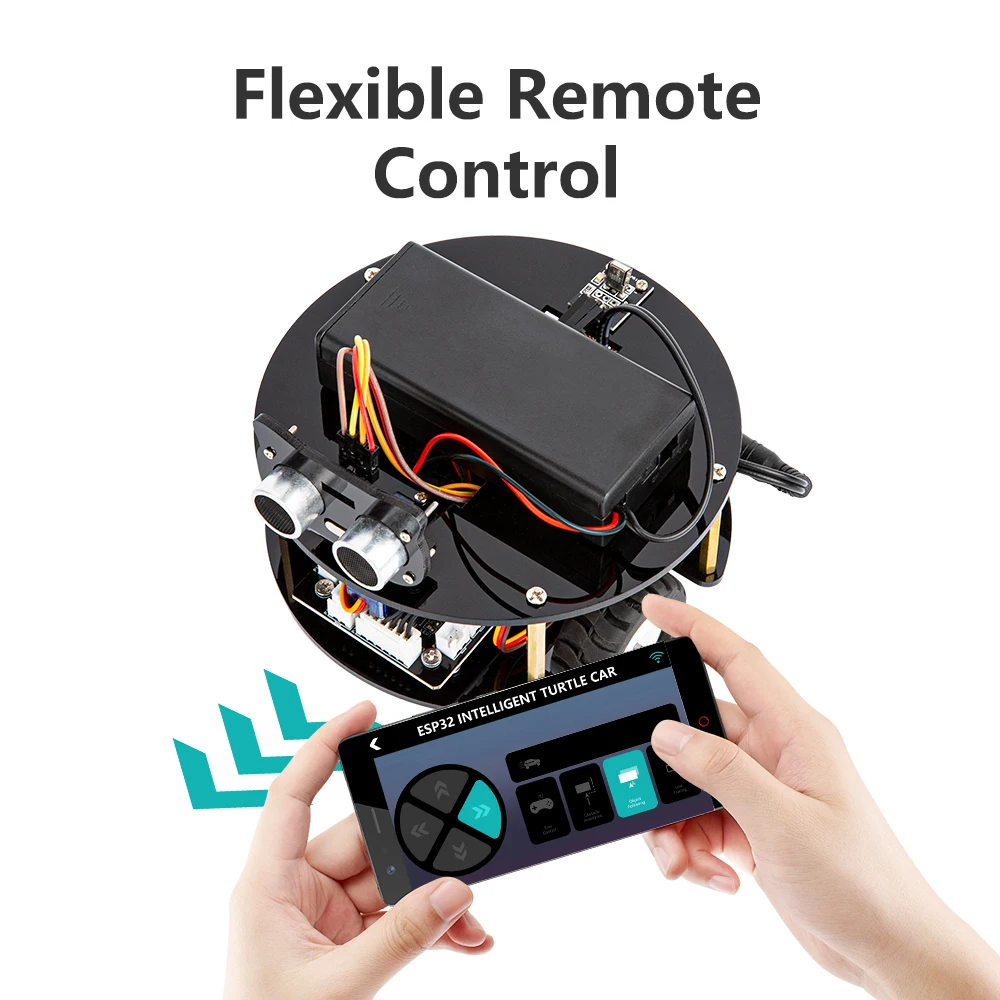 ESP32 Smart Robot Car Kit Remote Control Car for Arduino Programming Project STEM Education Science Coding Kit