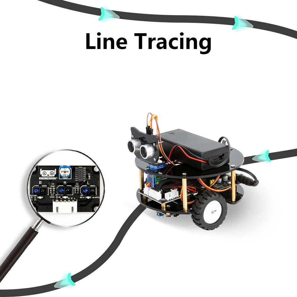 ESP32 Smart Robot Car Kit Remote Control Car for Arduino Programming Project STEM Education Science Coding Kit