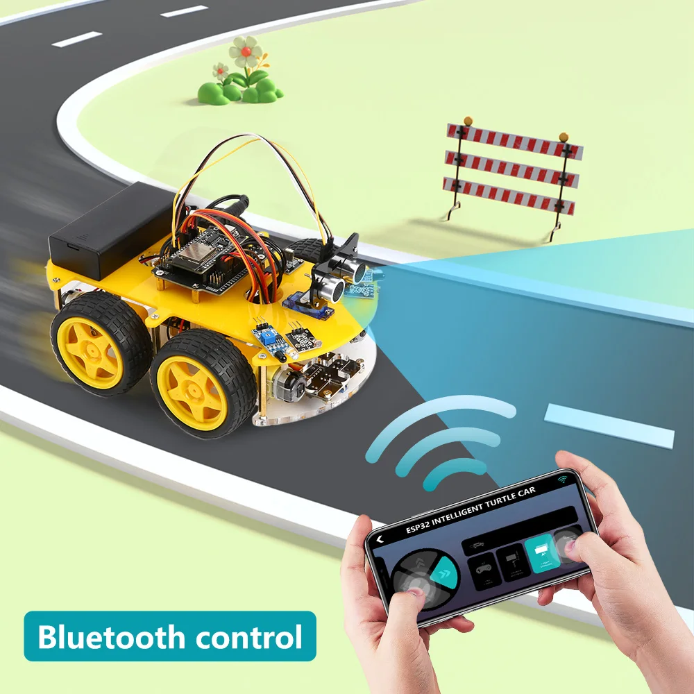 ESP32 Smart Robot Car Kit Remote Control Car for Arduino Programming Project STEM Education Science Coding Kit