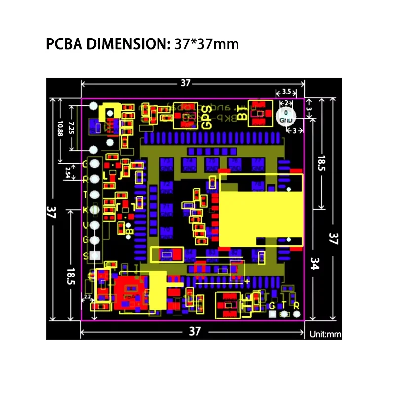 A7670G Push Nano Side Way SIM Slot Core Board Development Kits Global Bands SIMCOM 4G LTE Cat 1 Module Breakout Kit with Antenna