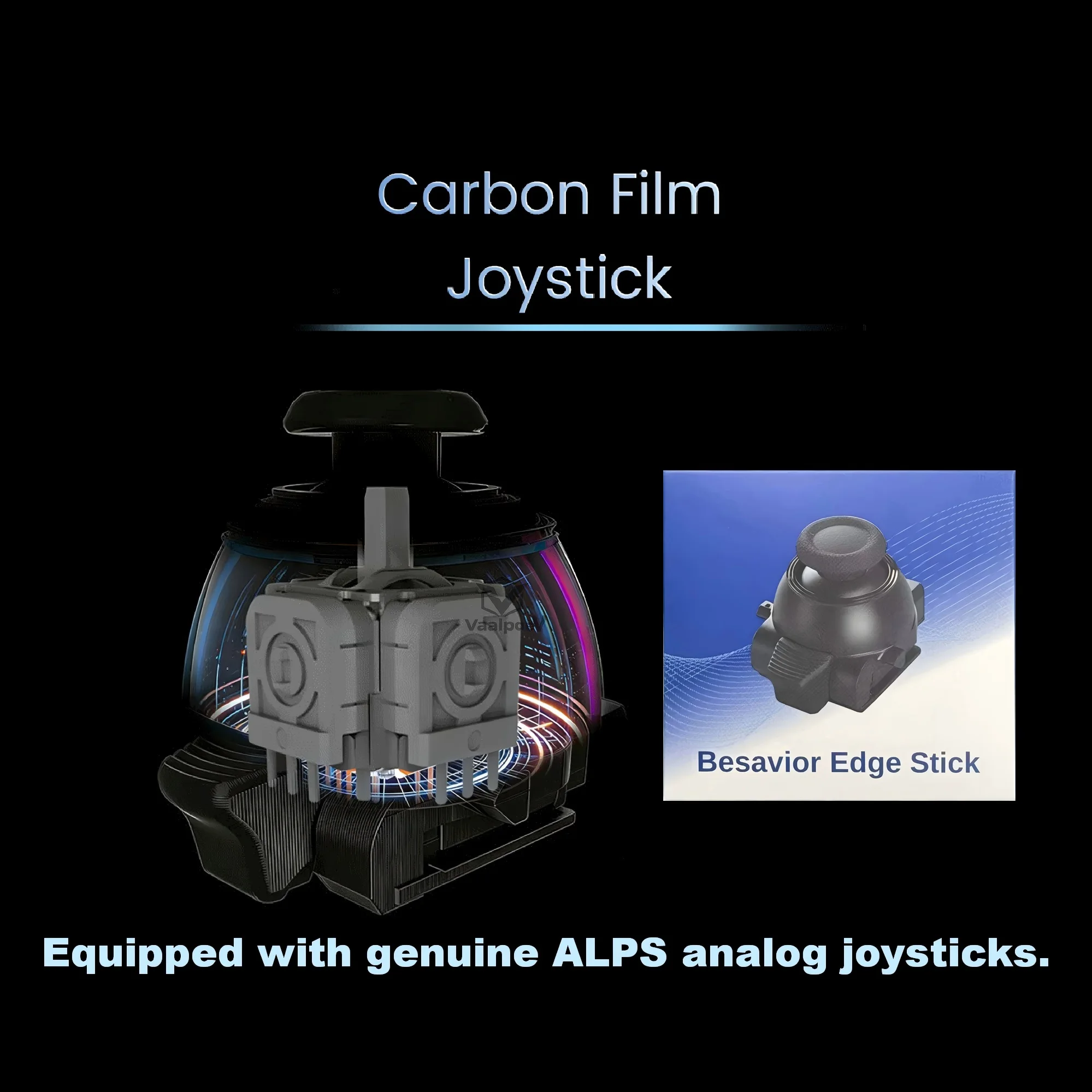 For PS5 Edge Controller Module includes TMR analog joystick for repair and replacement plug and play New OEM accessory