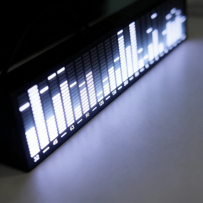 Voice-Activated Music Rhythm Light Car Ambient LED Sound Control Pickup Lamp