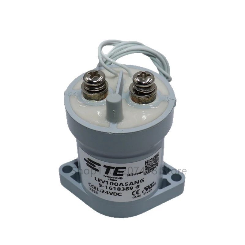 1PCS/Lot 24V coil 9-1618389-8 LEV100A5ANG high voltage DC relay DC24V New Energy Relay 900V 100A
