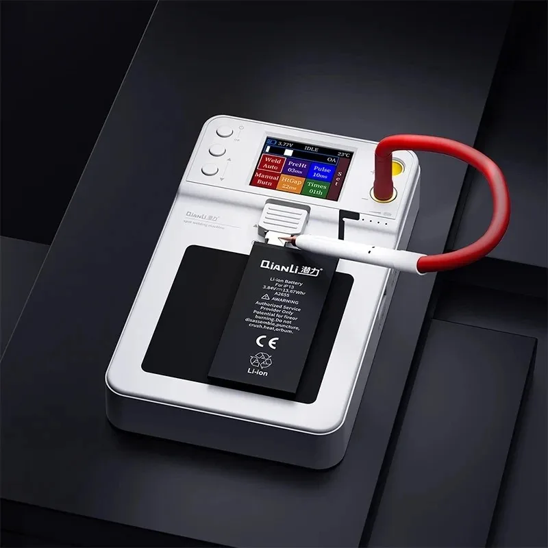 Qianli Macaron Portable Spot Welding Machine Mini Electric Soldering by Point Phone Battery Welder Kit for 18650 Lithium Battery