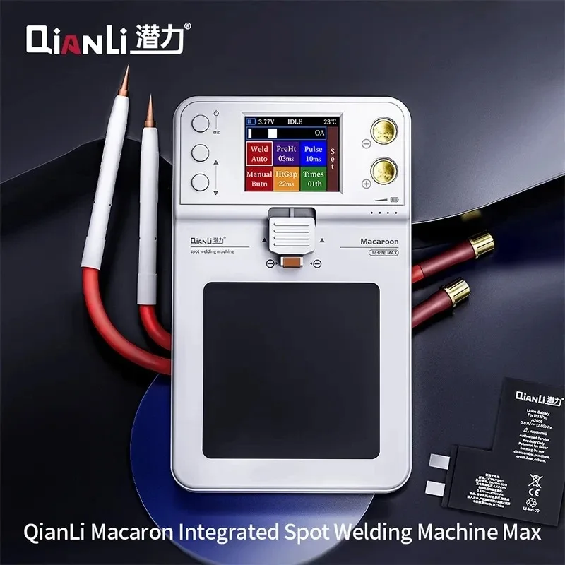 Qianli Macaron Portable Spot Welding Machine Mini Electric Soldering by Point Phone Battery Welder Kit for 18650 Lithium Battery