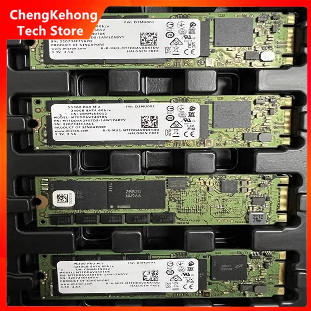 Brand new original For micron 5300PRO 240G 480G 960G 1.92T M.2 NGFF 2280 enterprise grade solid state drive SSD