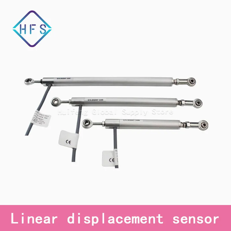 KPM12J 15-300mm Linear Potentiometer Displacement Transducer Resistance gauge Travel Sensor With Two Sides Ball Joint