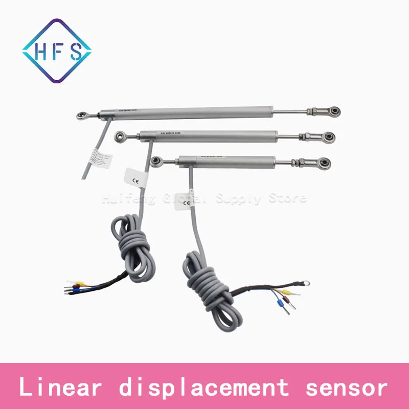 KPM12J 15-300mm Linear Potentiometer Displacement Transducer Resistance gauge Travel Sensor With Two Sides Ball Joint