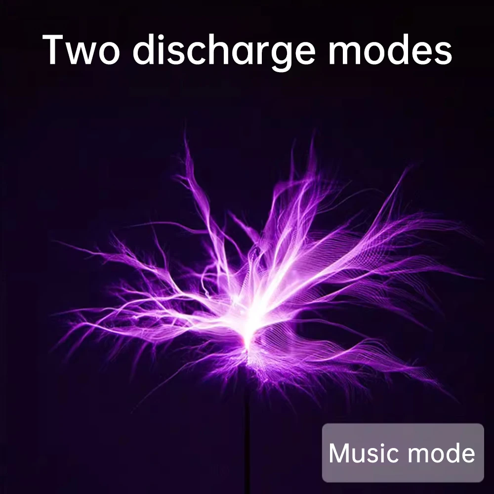 Music Tesla Coil Bluetooth/AUX Dual Mode Music Box Artificial Lightning AC110-240V Touchable Audio Input Science Experiment