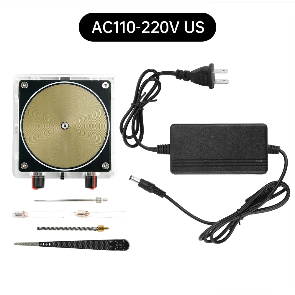 Music Tesla Coil Bluetooth/AUX Dual Mode Music Box Artificial Lightning AC110-240V Touchable Audio Input Science Experiment
