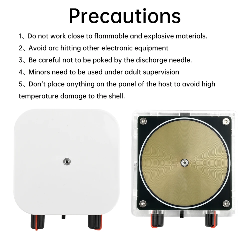 Music Tesla Coil Bluetooth/AUX Dual Mode Music Box Artificial Lightning AC110-240V Touchable Audio Input Science Experiment