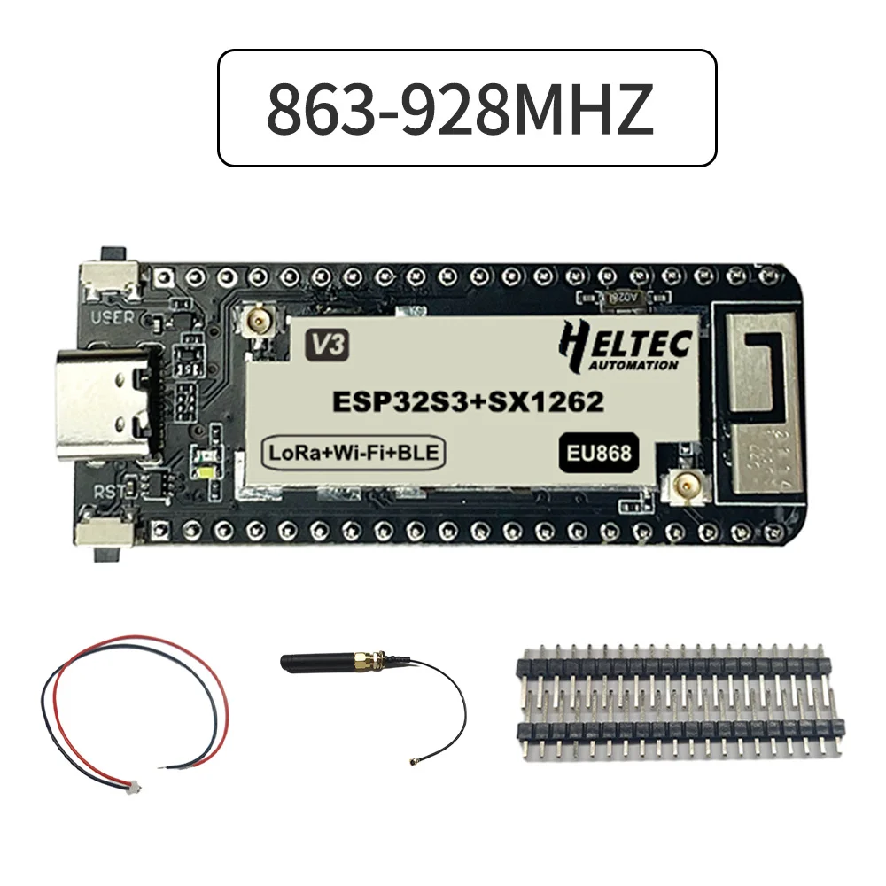 New 433-510MHZ/ 863-928MHZ Wireless stick lite ESP32+LoRa V3 development board compatible with ESP32-S3 node Type - C