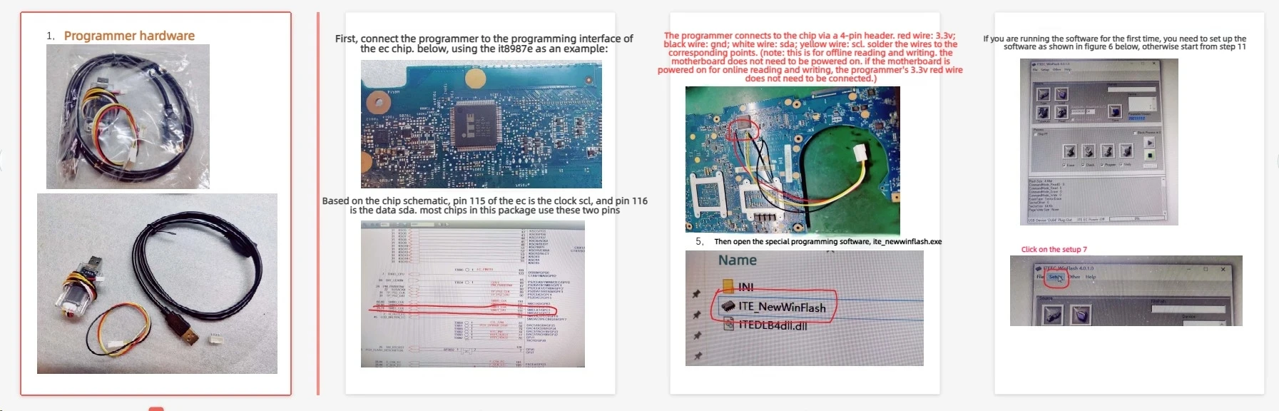 ITE Lianyun EC Read/write Burner Programmer Supports IT8227E IT8226E IT8586E IT5570E IT5571E Series Genuine Products