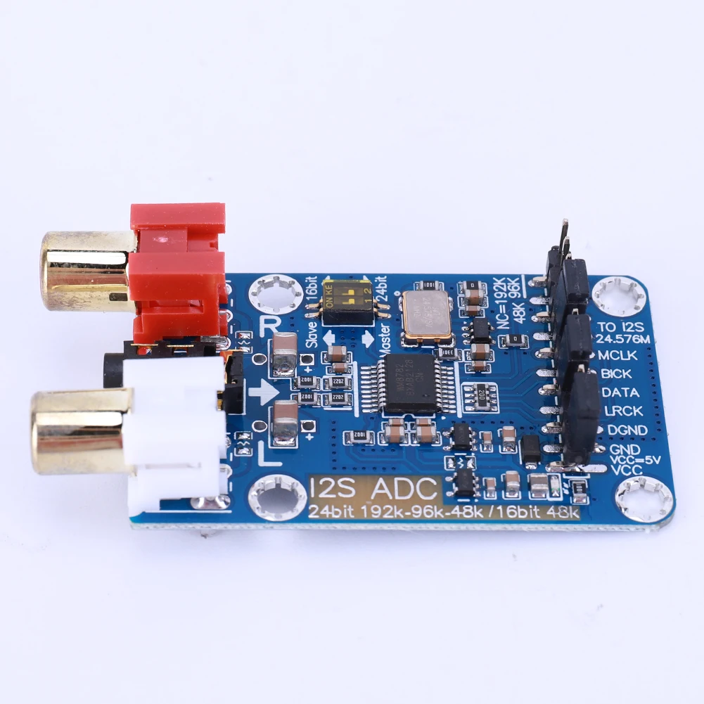 I2S ADC Audio I2S Capture Card Module 24BIT 192K 96K 48K Lossless Digital Audio Decoder Support 3.5MM/RCA Input