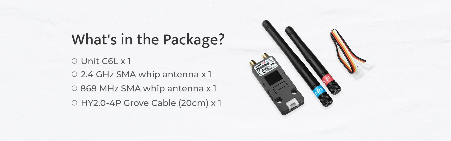 Official M5Stack Unit C6L High-Integration LoRa Communication Module Supports Meshtastic