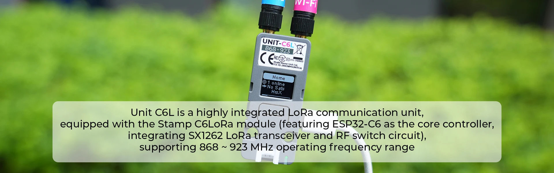 Official M5Stack Unit C6L High-Integration LoRa Communication Module Supports Meshtastic