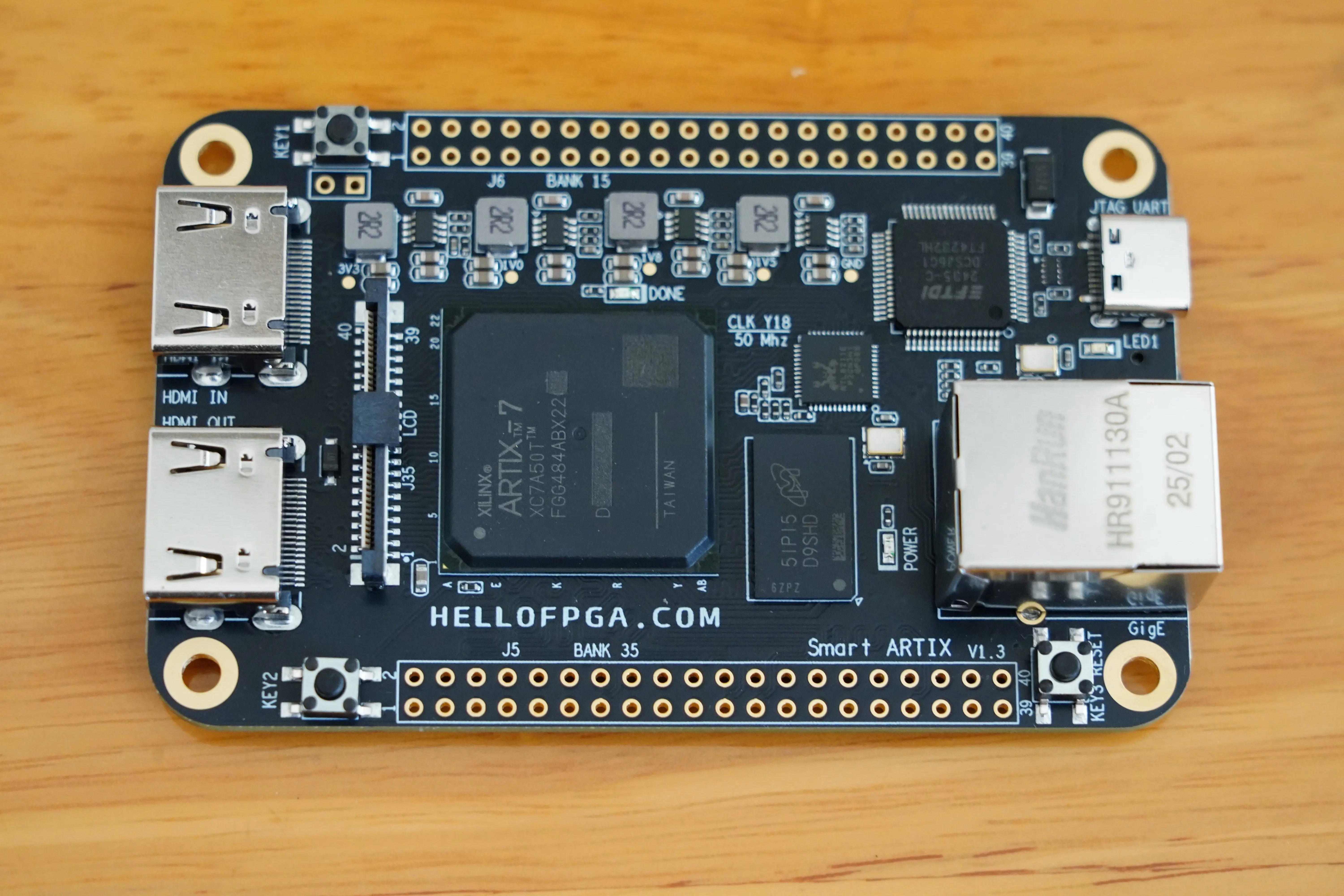 Smart ARTIX Development board FPGA Minimum System Board XC7A50T-FGG484 (Associated with XC7A35T XC7A100T)