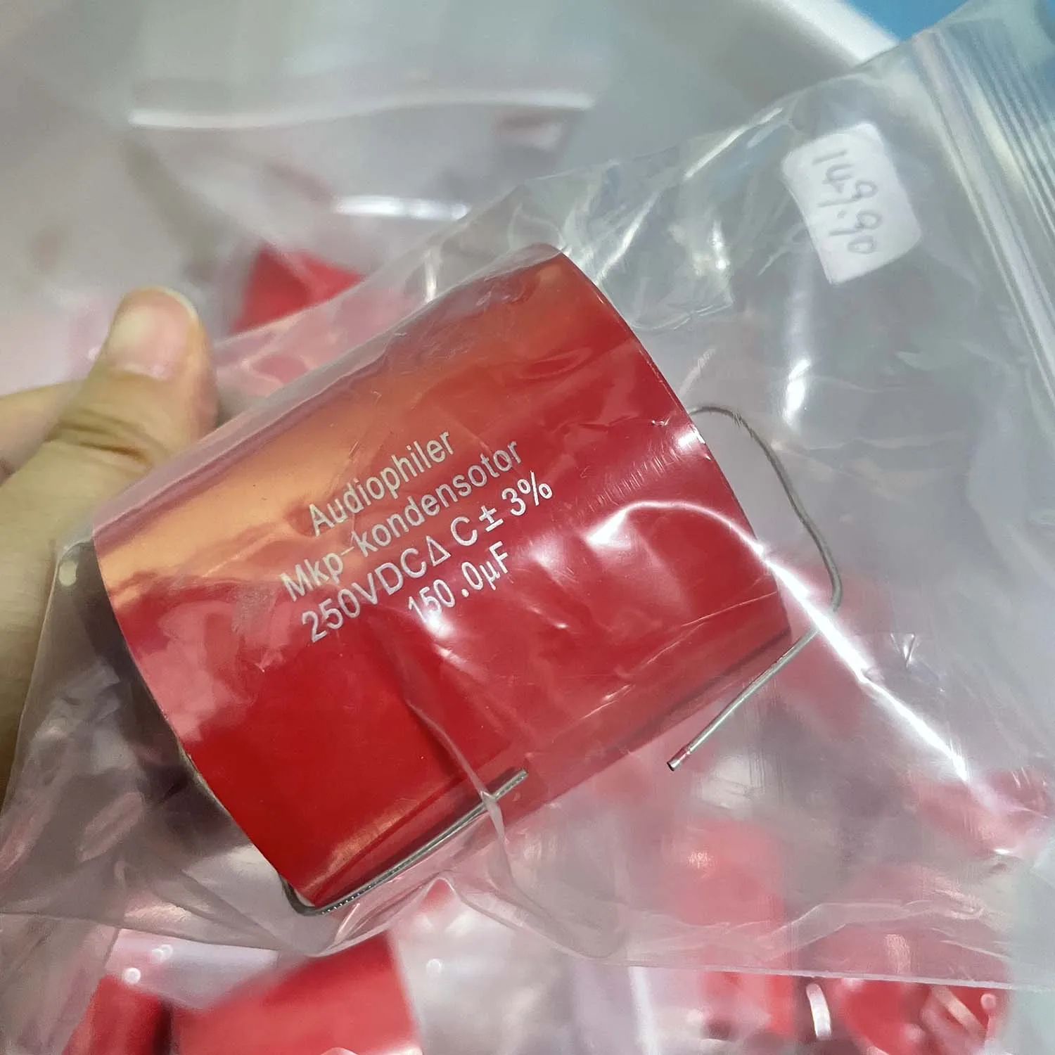 2PCS Test And Matched Pair MKP Audio Capacitor 150uf 250V DC ±3% Audiophiler Fever Coupling Frequency Dividing Capacitance