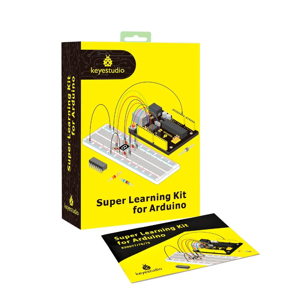 NEW Upgraded Keyestudio Super Starter kit with V4.0 Board for Arduino Starter kit for UNOR3 32Projects + Tutorial W/Gift Box