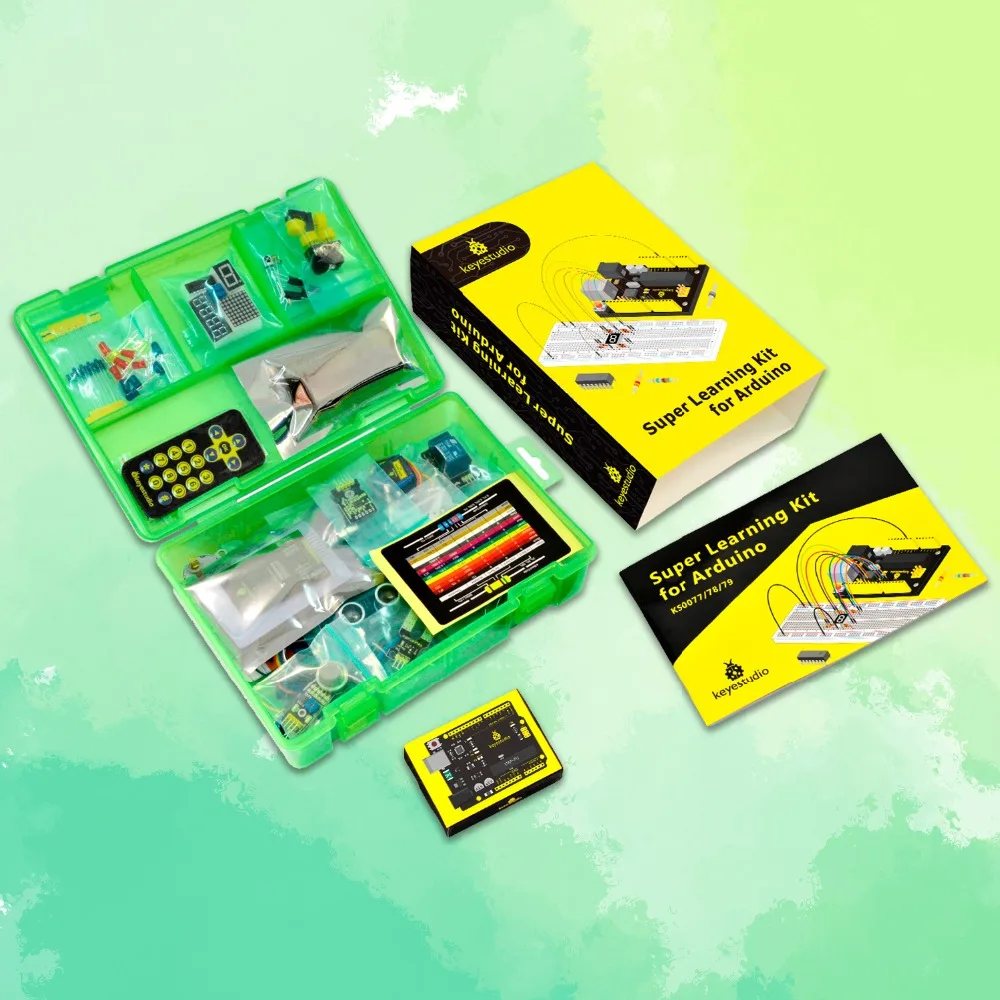 NEW Upgraded Keyestudio Super Starter kit with V4.0 Board for Arduino Starter kit for UNOR3 32Projects + Tutorial W/Gift Box