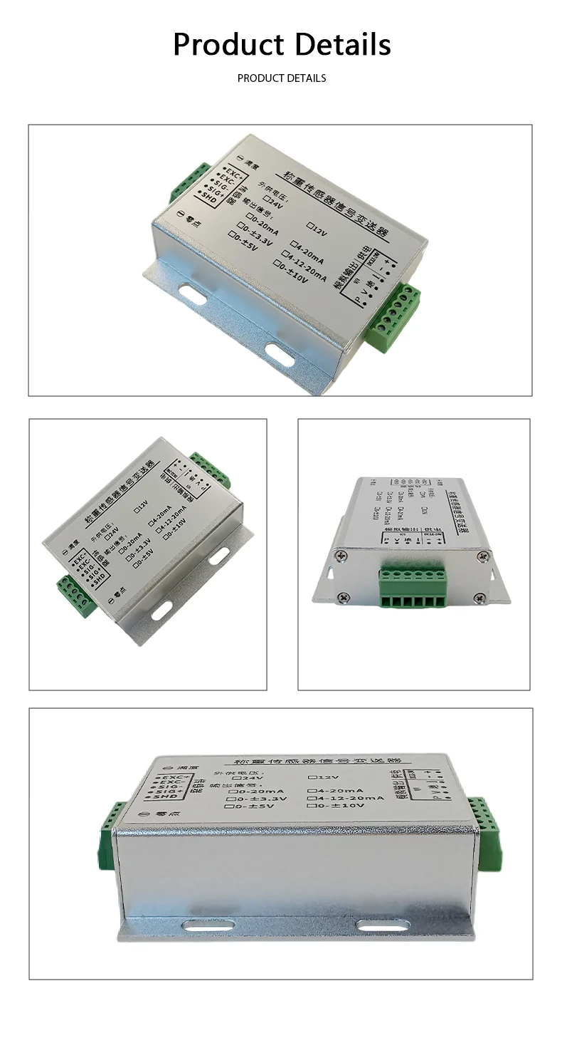 High Precision Micro Load Cell with Signal Transmitter 4-20mA 0-10V Output Weight Sensor Amplifier Kit 500kg 1000kg 2000kg