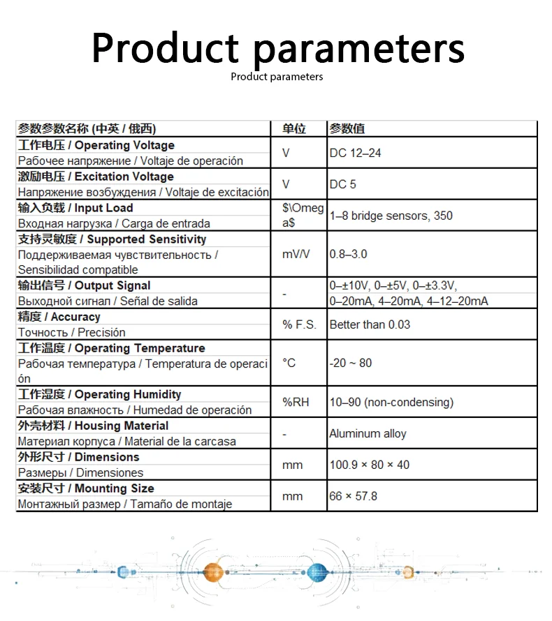 High Precision Micro Load Cell with Signal Transmitter 4-20mA 0-10V Output Weight Sensor Amplifier Kit 500kg 1000kg 2000kg
