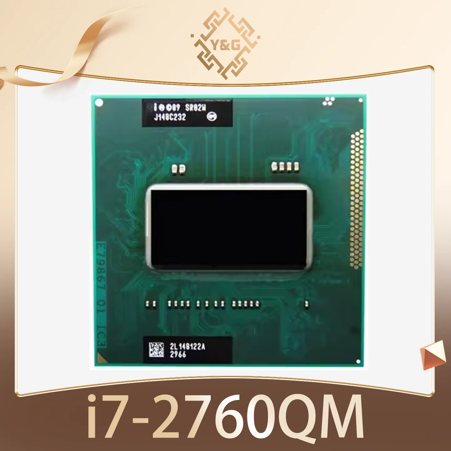 Core i7-2760QM SR02W i7 2760QM 2.6 GHz Used Quad-Core Eight-Thread CPU 6M 45W Socket G2 / rPGA988B