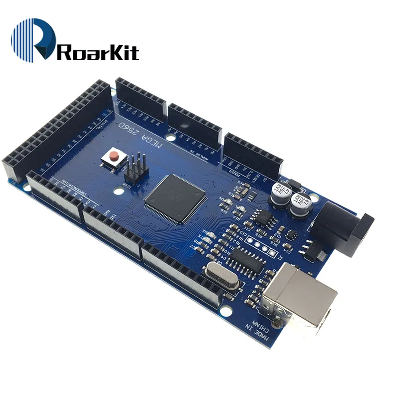 1SET Mega 2560 R3 Mega2560 REV3 (ATmega2560-16AU CH340G) Board with USB Cable Compatible for Arduino