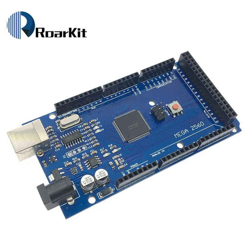 1SET Mega 2560 R3 Mega2560 REV3 (ATmega2560-16AU CH340G) Board with USB Cable Compatible for Arduino